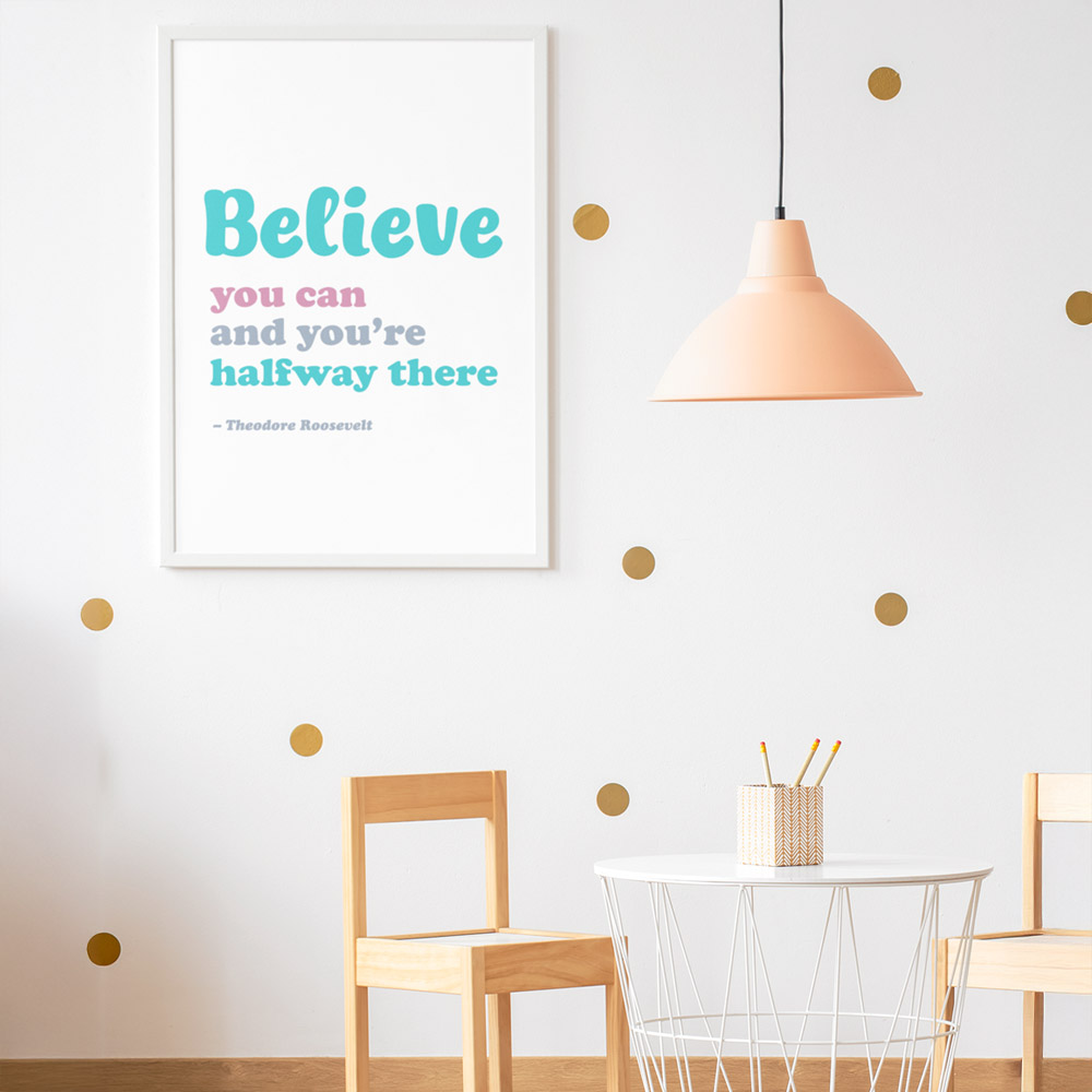 Inspirational Quote - Printable Wall Art for Kids Room, Playroom, Bedroom - Image 4