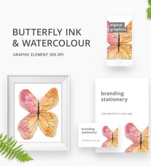 Butterfly Graphic Element